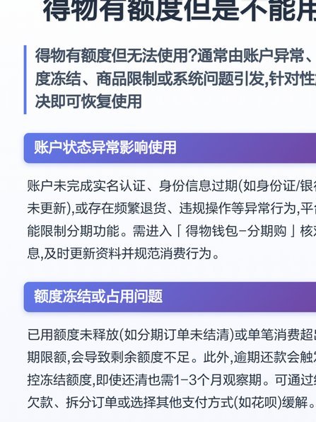 得物哪里有额度