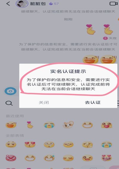 羊小咩信息认证不了